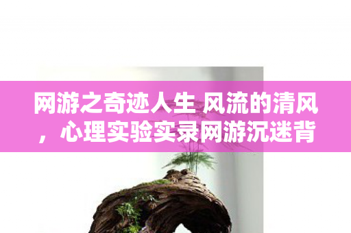 网游之奇迹人生 风流的清风,心理实验实录网游沉迷背后的多巴胺陷阱,细思极恐的再来一局机制 网游之奇迹人生 风流的清风,心理实验实录网游沉迷背后的多巴胺陷阱,细思极恐的再来一局机制