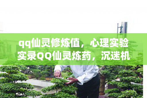 qq仙灵修炼值，心理实验实录QQ仙灵炼药，沉迷机制下的细思极恐多巴胺陷阱