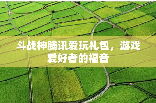斗战神腾讯爱玩礼包图片