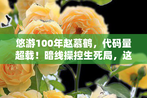 悠游100年赵慕鹤，代码量超载！暗线操控生死局，这场赛博轮回让人头皮发麻