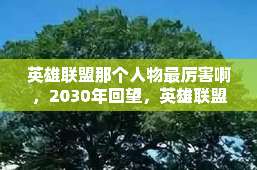 英雄联盟那个人物最厉害啊,2030年回望,英雄联盟十年战力榜首,竟藏着颠覆认知的真相! 英雄联盟那个人物最厉害啊,2030年回望,英雄联盟十年战力榜首,竟藏着颠覆认知的真相!