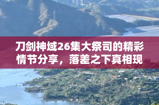 刀剑神域26集大祭司的精彩情节分享，落差之下真相现！刀剑神域26集笑着笑着，泪湿了眼眶