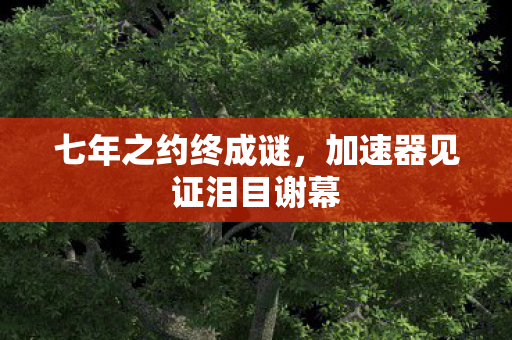 七年之约终成谜,加速器见证泪目谢幕 七年之约终成谜,加速器见证泪目谢幕