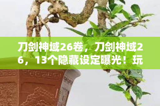 刀剑神域26卷,刀剑神域26,13个隐藏设定曝光!玩家泪崩真相竟是…… 刀剑神域26卷,刀剑神域26,13个隐藏设定曝光!玩家泪崩真相竟是……