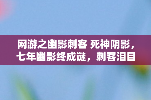 网游之幽影刺客 死神阴影,七年幽影终成谜,刺客泪目送终章 网游之幽影刺客 死神阴影,七年幽影终成谜,刺客泪目送终章