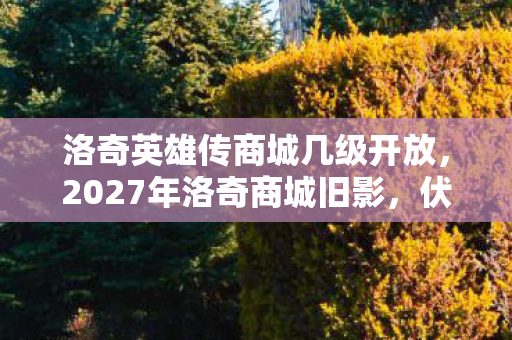 洛奇英雄传商城几级开放,2027年洛奇商城旧影,伏笔里的别走,如今只剩鼻子一酸的回响 洛奇英雄传商城几级开放,2027年洛奇商城旧影,伏笔里的别走,如今只剩鼻子一酸的回响