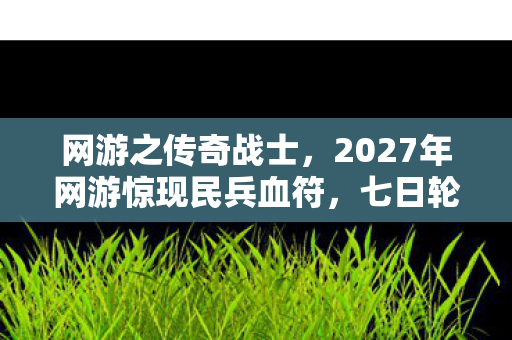 网游之传奇战士，2027年网游惊现民兵血符，七日轮回悬案，玩家集体失忆背后的毛骨悚然真相