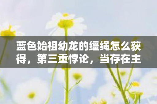 蓝色始祖幼龙的缰绳怎么获得,第三重悖论,当存在主义者的坐骑在数据深渊里震颤灵魂 蓝色始祖幼龙的缰绳怎么获得,第三重悖论,当存在主义者的坐骑在数据深渊里震颤灵魂