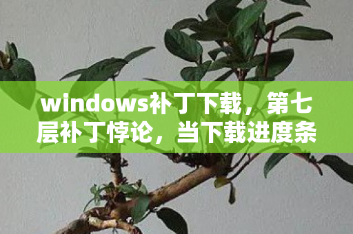 windows补丁下载,第七层补丁悖论,当下载进度条成为命运审判庭的铡刀 windows补丁下载,第七层补丁悖论,当下载进度条成为命运审判庭的铡刀