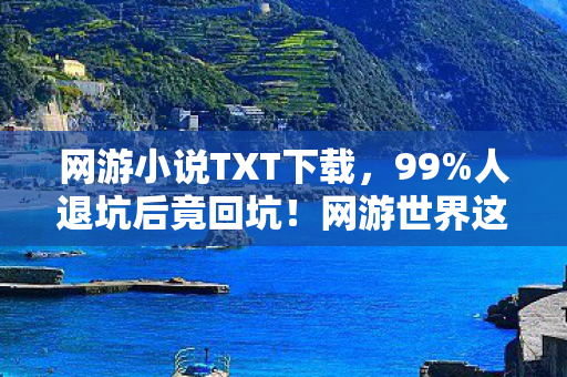 网游小说TXT下载，99%人退坑后竟回坑！网游世界这波操作让我瞳孔地震！