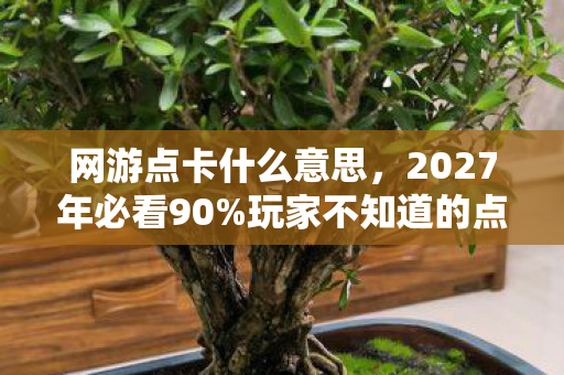 网游点卡什么意思,2027年必看90%玩家不知道的点卡复兴秘籍!亲测3天省出1套时装钱 网游点卡什么意思,2027年必看90%玩家不知道的点卡复兴秘籍!亲测3天省出1套时装钱