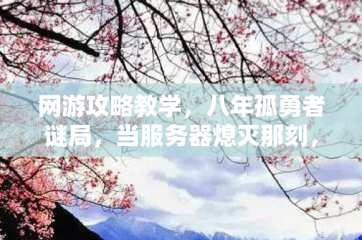 网游攻略教学,八年孤勇者谜局,当服务器熄灭那刻,谁在泪目? 网游攻略教学,八年孤勇者谜局,当服务器熄灭那刻,谁在泪目?