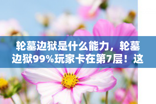 轮墓边狱是什么能力，轮墓边狱99%玩家卡在第7层！这0.1秒的致命破绽，藏着多少人的血泪？