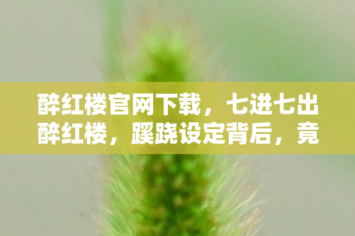 醉红楼官网下载,七进七出醉红楼,蹊跷设定背后,竟让我后背发凉! 醉红楼官网下载,七进七出醉红楼,蹊跷设定背后,竟让我后背发凉!