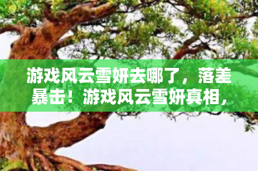 游戏风云雪妍去哪了,落差暴击!游戏风云雪妍真相,笑着骂完,哭着上线 游戏风云雪妍去哪了,落差暴击!游戏风云雪妍真相,笑着骂完,哭着上线