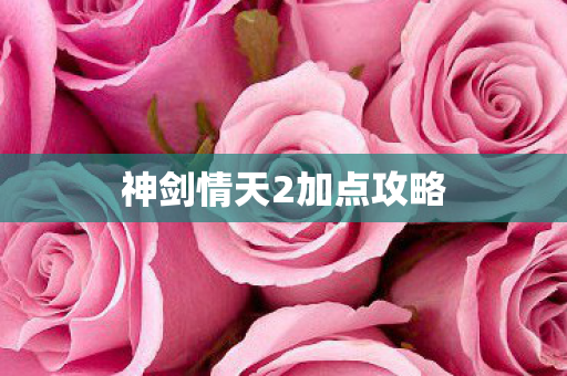 神剑情天2加点攻略图片