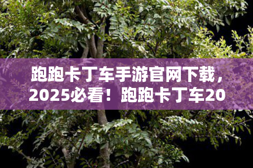 跑跑卡丁车手游官网下载，2025必看！跑跑卡丁车2013k1老玩家亲测，这3个隐藏机制让你胜率飙升50%！
