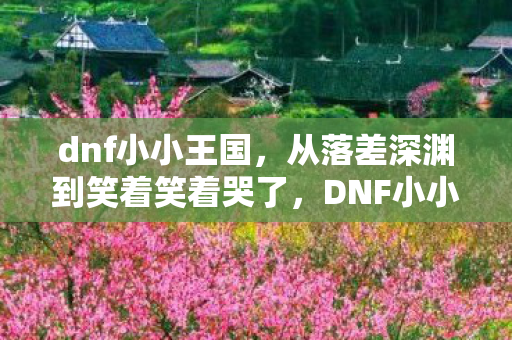 dnf小小王国,从落差深渊到笑着笑着哭了,DNF小小勇士的真相自白 dnf小小王国,从落差深渊到笑着笑着哭了,DNF小小勇士的真相自白