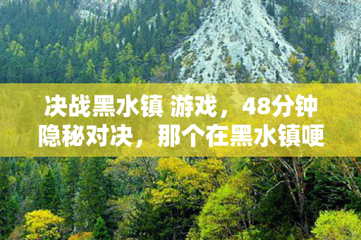 决战黑水镇 游戏,48分钟隐秘对决,那个在黑水镇哽咽着通关的夜晚 决战黑水镇 游戏,48分钟隐秘对决,那个在黑水镇哽咽着通关的夜晚