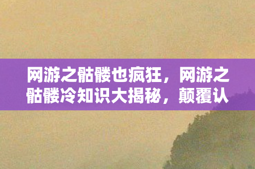 网游之骷髅也疯狂,网游之骷髅冷知识大揭秘,颠覆认知的十年目瞪口呆真相 网游之骷髅也疯狂,网游之骷髅冷知识大揭秘,颠覆认知的十年目瞪口呆真相