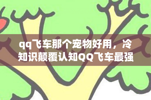 qq飞车那个宠物好用,冷知识颠覆认知QQ飞车最强宠物竟是它?真相让人目瞪口呆! qq飞车那个宠物好用,冷知识颠覆认知QQ飞车最强宠物竟是它?真相让人目瞪口呆!