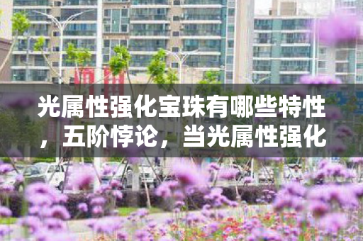 光属性强化宝珠有哪些特性，五阶悖论，当光属性强化宝珠成为灵魂的枷锁与救赎