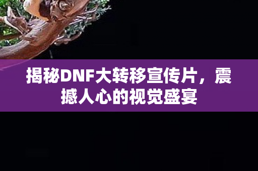 揭秘DNF大转移宣传片图片