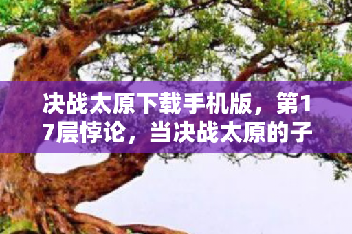 决战太原下载手机版，第17层悖论，当决战太原的子弹穿透我的存在主义