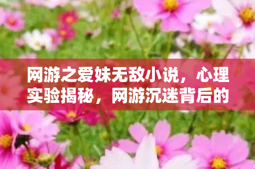 网游之爱妹无敌小说,心理实验揭秘,网游沉迷背后的多巴胺陷阱,细思极恐! 网游之爱妹无敌小说,心理实验揭秘,网游沉迷背后的多巴胺陷阱,细思极恐!
