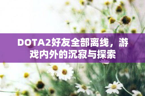 DOTA2好友全部离线图片