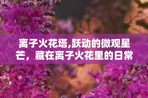 离子火花塔,跃动的微观星芒，藏在离子火花里的日常与远方