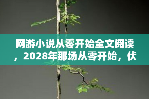 网游小说从零开始全文阅读,2028年那场从零开始,伏笔成谶的约定,如今想起鼻子一酸 网游小说从零开始全文阅读,2028年那场从零开始,伏笔成谶的约定,如今想起鼻子一酸