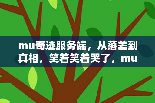 mu奇迹服务端,从落差到真相,笑着笑着哭了,mu奇迹私服里我终究是个逃兵 mu奇迹服务端,从落差到真相,笑着笑着哭了,mu奇迹私服里我终究是个逃兵