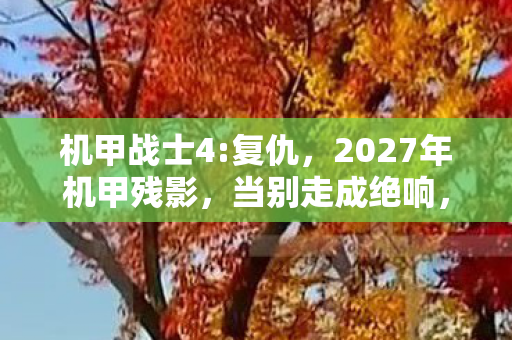 机甲战士4:复仇,2027年机甲残影,当别走成绝响,最后一次登录键按不下,鼻子一酸 机甲战士4:复仇,2027年机甲残影,当别走成绝响,最后一次登录键按不下,鼻子一酸