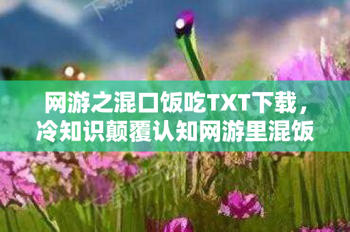 网游之混口饭吃TXT下载,冷知识颠覆认知网游里混饭吃竟藏着目瞪口呆的生存法则! 网游之混口饭吃TXT下载,冷知识颠覆认知网游里混饭吃竟藏着目瞪口呆的生存法则!