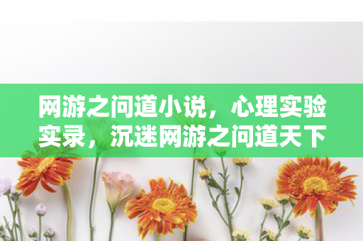 网游之问道小说,心理实验实录,沉迷网游之问道天下,细思极恐的自我异化 网游之问道小说,心理实验实录,沉迷网游之问道天下,细思极恐的自我异化