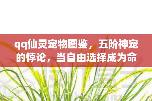 qq仙灵宠物图鉴,五阶神宠的悖论,当自由选择成为命运枷锁时,灵魂震颤的真相 qq仙灵宠物图鉴,五阶神宠的悖论,当自由选择成为命运枷锁时,灵魂震颤的真相