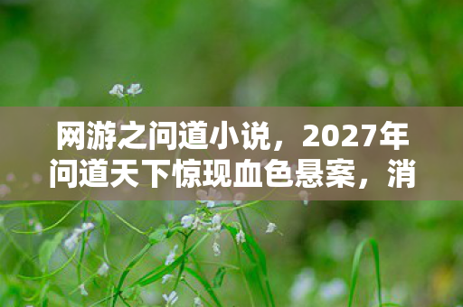 网游之问道小说,2027年问道天下惊现血色悬案,消失的NPC竟是玩家前世镜像? 网游之问道小说,2027年问道天下惊现血色悬案,消失的NPC竟是玩家前世镜像?