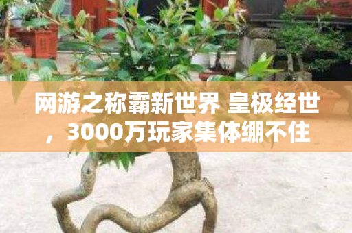 网游之称霸新世界 皇极经世,3000万玩家集体绷不住!新世界BUG竟是官方阴谋?退坑大神当场掀桌 网游之称霸新世界 皇极经世,3000万玩家集体绷不住!新世界BUG竟是官方阴谋?退坑大神当场掀桌