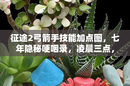 征途2弓箭手技能加点图，七年隐秘哽咽录，凌晨三点，我仍在等那支穿云的箭