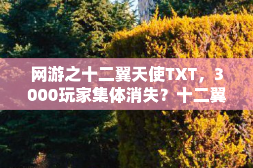 网游之十二翼天使TXT,3000玩家集体消失?十二翼天使疑云中,老炮网吧笑到绷不住 网游之十二翼天使TXT,3000玩家集体消失?十二翼天使疑云中,老炮网吧笑到绷不住