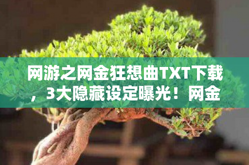 网游之网金狂想曲TXT下载,3大隐藏设定曝光!网金狂想曲开发组藏了8年的惊天秘密 网游之网金狂想曲TXT下载,3大隐藏设定曝光!网金狂想曲开发组藏了8年的惊天秘密
