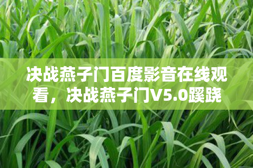 决战燕子门百度影音在线观看，决战燕子门V5.0蹊跷大改！老玩家直呼，这还是我认识的江湖吗？