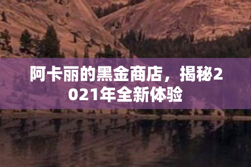 揭秘2021年全新体验图片