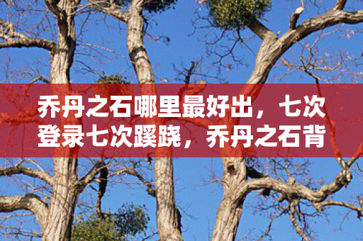 乔丹之石哪里最好出，七次登录七次蹊跷，乔丹之石背后真相让我后背发凉