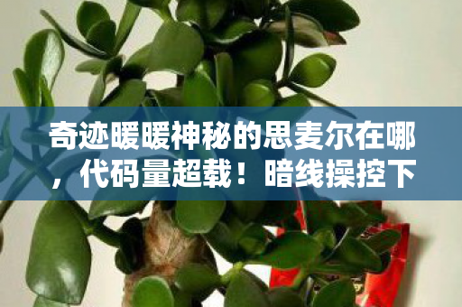 奇迹暖暖神秘的思麦尔在哪,代码量超载!暗线操控下头皮发麻的奇迹暖暖,思麦尔的数字暴动 奇迹暖暖神秘的思麦尔在哪,代码量超载!暗线操控下头皮发麻的奇迹暖暖,思麦尔的数字暴动