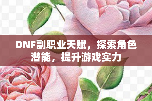 DNF副职业天赋图片