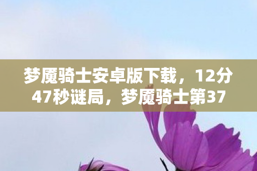 梦魇骑士安卓版下载，12分47秒谜局，梦魇骑士第37次死亡报告，玩家集体泪目真相