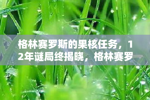 格林赛罗斯的果核任务,12年谜局终揭晓,格林赛罗斯的果核,为何让百万玩家泪目? 格林赛罗斯的果核任务,12年谜局终揭晓,格林赛罗斯的果核,为何让百万玩家泪目?