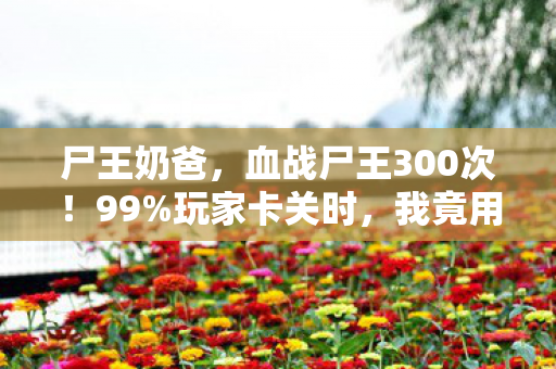尸王奶爸，血战尸王300次！99%玩家卡关时，我竟用这招绝地翻盘？